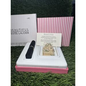 NIB Estee Lauder WEDDING CAKE Solid Perfume Compact 2003